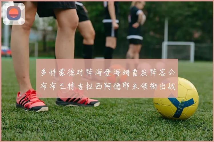 多特蒙德对阵海登海姆首发阵容公布布兰特吉拉西阿德耶米领衔出战